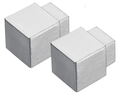 Innenecke Dural Squareline DPSAE 125-Y aluminium silber