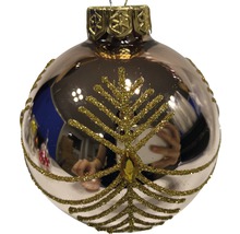 Christbaumkugel mit Dekor