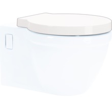 Wand-Tiefspül-WC aus Sanitärkeramik mit WC-Sitz