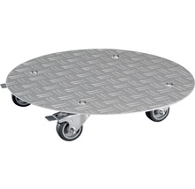 Pflanzenroller WagnerSystem Alaska Aluminium Ø 38 cm Tragkraft 150 kg silber