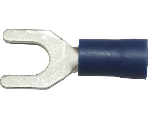 Gabelkabelschuh blau, 6 mm, 1,50 - 2,50 mm², 100 Stück