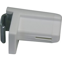 Rollladenkastenlager aus Kunststoff mit Metallhalterung