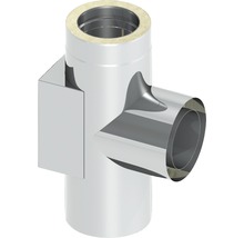 T-Stück aus Edelstahl für Schornstein