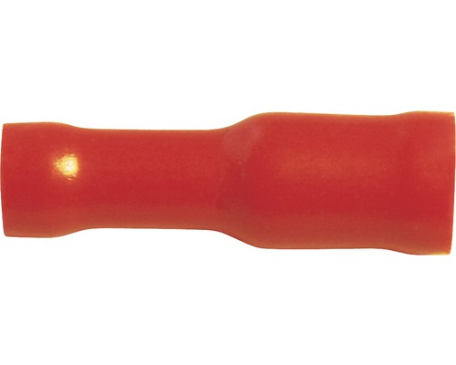 Rundstückhülse rot 4 mm, 100 Stück