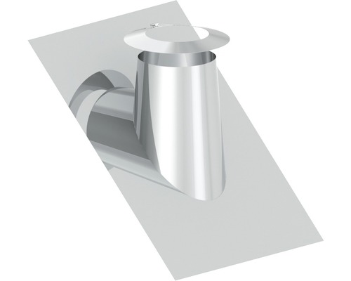Dachdurchführung aus Metall mit Regenhut