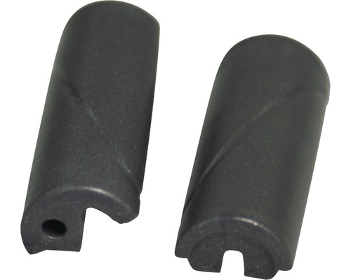 Zwei Abdeckkappen aus Gummi