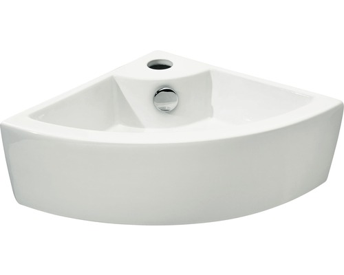 Eckwaschbecken aus Keramik