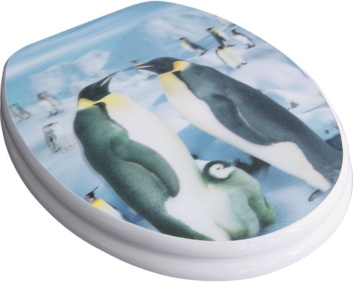 WC-Sitz Adob 3D-Pinguin mit Absenkautomatik