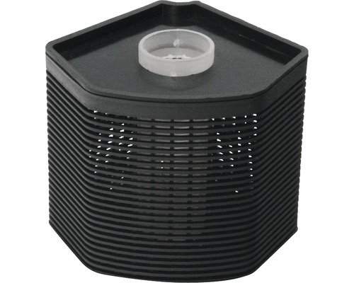 Schwarzer Teichfilter für Gartenteiche