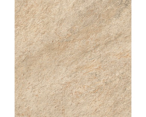 Feinsteinzeug Bodenfliese Quarzite 45,0x45,0 cm beige matt