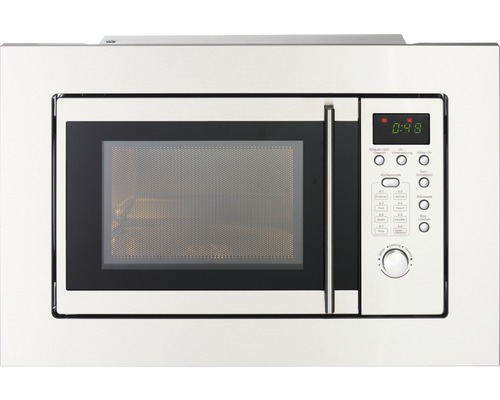 Einbaumikrowelle PKM MW800-20.8EB 59,5x34,4x38,2 cm edelstahl gebürstet 800 Watt Einbau Mikrowelle für die Küche