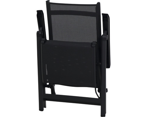 Gartensessel mit Armlehnen von hinten