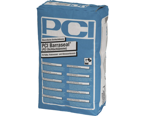 PCI Barraseal® Mineralische Dichtungsschlämme für Keller, Trinkwasser und Abwasserbereich 25 kg PCI Barraseal® Mineralische Dichtungsschlämme für Keller, Trinkwasser und Abwasserbereich 25 kg