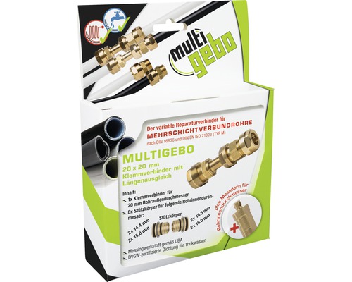 Multigebo Klemmverbinder 20 x 20 Millimeter Verpackung