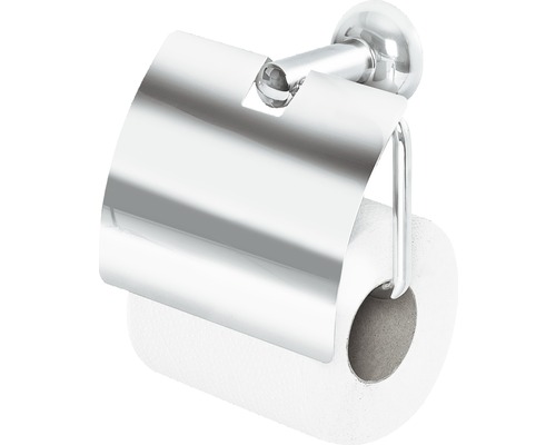 Toilettenpapierhalter Spirella Campagne mit Deckel chrom