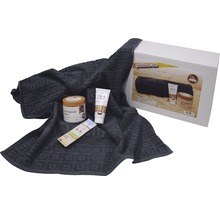 Weka Jubiläums-Set mit Handtuch, Honiglotion und Peelingsalz