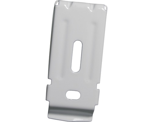 Metallhalterung mit Aussparungen zur Befestigung