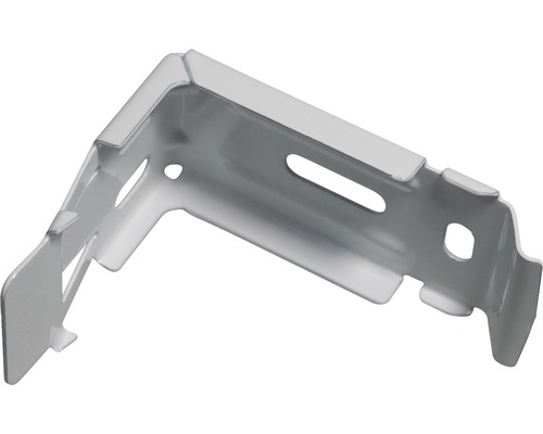 Metallwinkel mit Aussparungen für die Montage