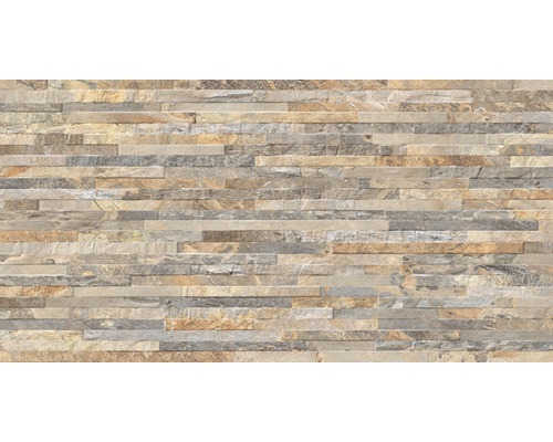 Feinsteinzeug Wandfliese Ardesia Ocer 62,5x32 cm braun matt Wandverkleidung mit Natursteinoptik