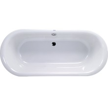 Freistehende Badewanne, ovale Form