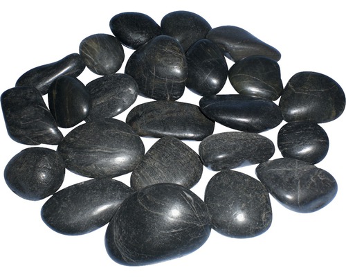 Aquariumdekoration River Pepples schwarz, 750g Aquariumdekoration River Pepples schwarz, 750g