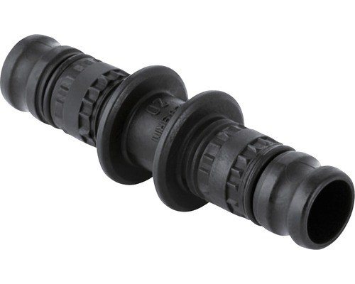 Kupplung Geberit Mepla 16mm Schwarzes Kunststoff-Verbindungsstück für Rohre