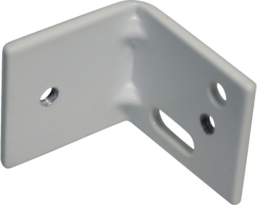 Winkelverbinder aus Metall mit Befestigungslöchern