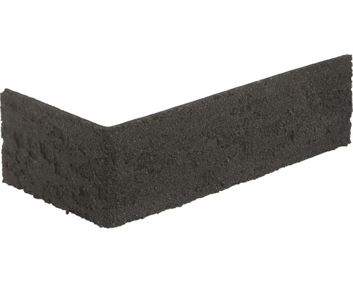 Eck-Riemchen Elabrick Riga 24x5,2 cm schwarz Eck-Riemchen Elabrick Riga 24x5,2 cm schwarz