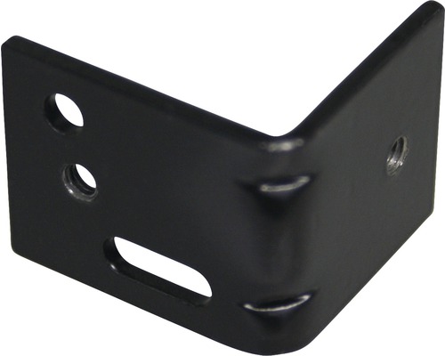 Winkelverbinder aus Metall mit Befestigungslöchern