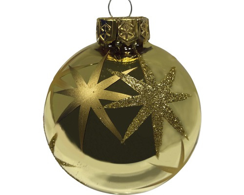 Christbaumkugel Lafiora Glas Ø 8 cm gold