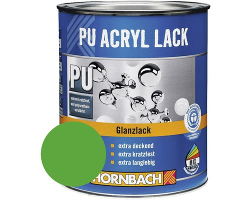 HORNBACH Buntlack PU Acryllack glänzend caipirinha grün 375 ml