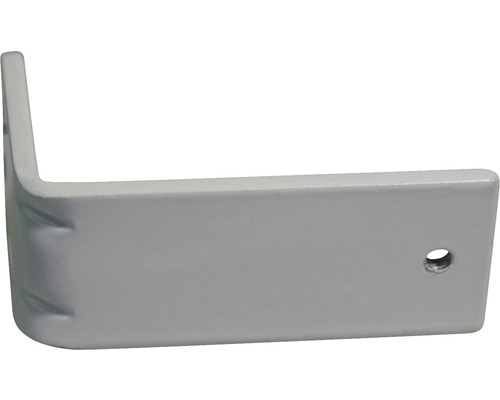 Winkelverbinder aus Metall mit Befestigungsbohrung
