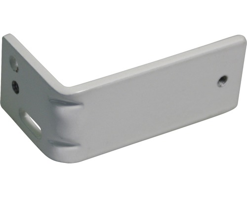 Winkelverbinder aus Metall mit Befestigungslöchern