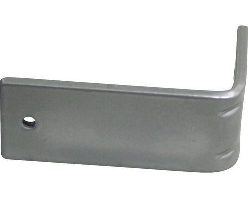 Winkelverbinder aus Metall mit Bohrung