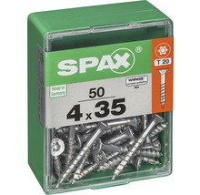 Spax Universalschraube Senkkopf Stahl gehärtet T 20, Holz-Teilgewinde 4x35 mm, 50 Stück-thumb-2