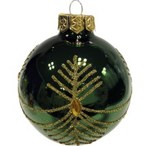 Weihnachtsbaumkugel mit Baumornament