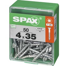 Spax Universalschraube Senkkopf Stahl gehärtet T 20, Holz-Teilgewinde 4x35 mm, 50 Stück-thumb-1