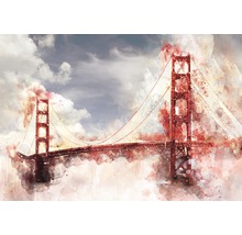 Illustration der Golden Gate Brücke in San Francisco