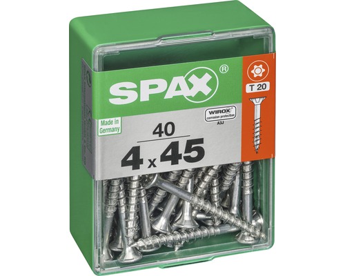 Spax Schrauben 4x45 mm im Karton