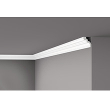 Deckenleiste D weiß 1x2 m 4,2x4,9 cm