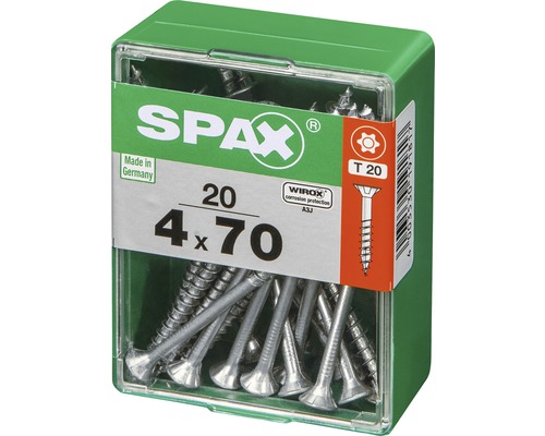 Spax Schrauben 4x70 Millimeter im Behälter