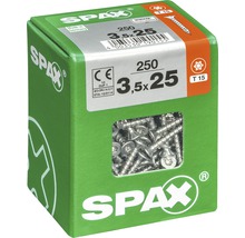 Spax Universalschrauben, 3,5 x 25 Millimeter, Packung mit 250 Stück