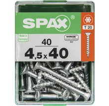 Spax Universalschraube Senkkopf Stahl gehärtet T 20, Holz-Teilgewinde 4,5x40 mm, 40 Stück-thumb-0
