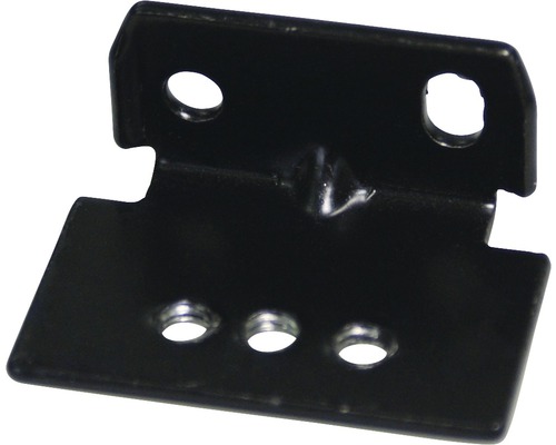 Winkelverbinder aus Metall mit Schraubenlöchern