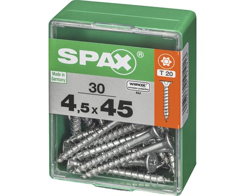Spax Schrauben 4,5 x 45 Millimeter im Behälter