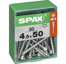 Spax Universalschraube Senkkopf Stahl gehärtet T 20, Holz-Teilgewinde 4,5x50 mm, 30 Stück-thumb-2