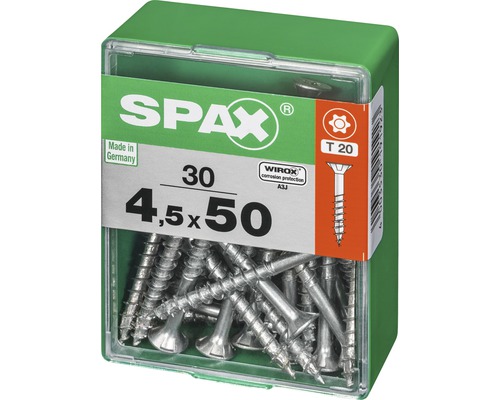 Schrauben 4,5 x 50 Millimeter in Kunststoffverpackung