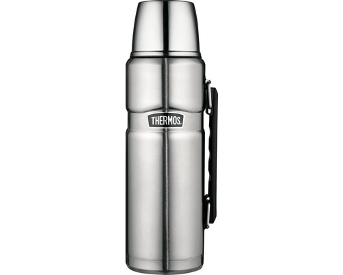 Thermoskanne aus Edelstahl mit Griff