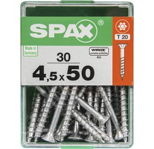 Spax Universalschraube Senkkopf Stahl gehärtet T 20, Holz-Teilgewinde 4,5x50 mm, 30 Stück-thumb-0