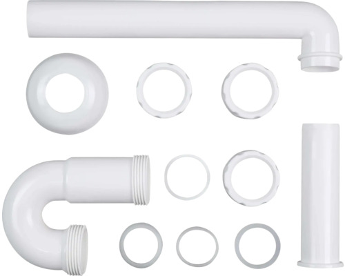 Ablaufgarnitur Siphon mit Dichtungen